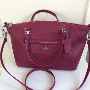 Coach Prairie Satchel/ Crossbody, NWOT, Mauve